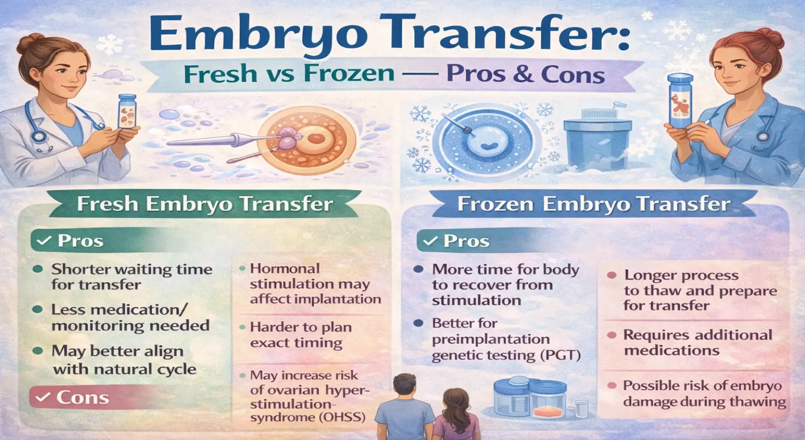 Embryo Transfer: Fresh vs Frozen — Pros & Cons