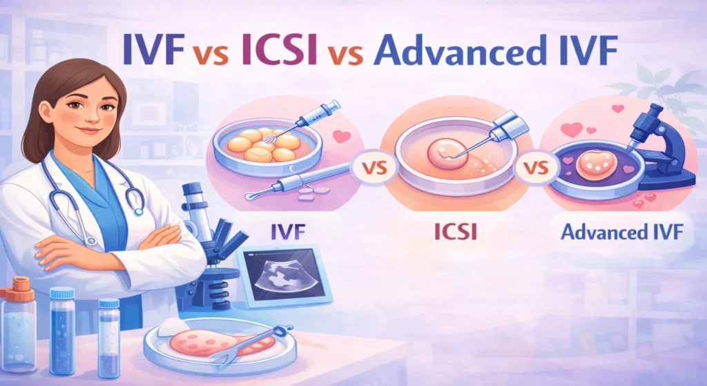 IVF vs ICSI vs Advanced IVF Technologies: What Should You Choose?