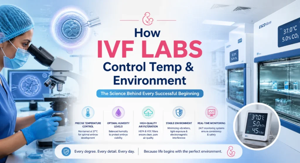 How IVF labs control temp & environment