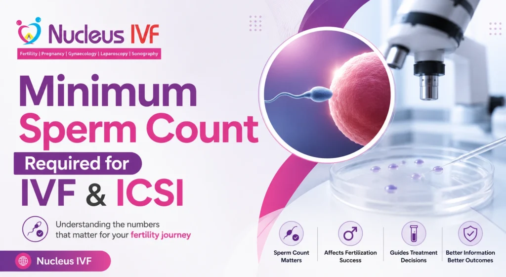 Minimum Sperm Count Required for IVF & ICSI | Nucleus IVF